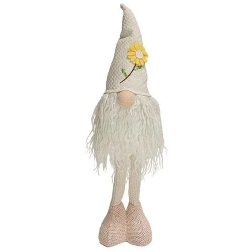 King - size bed skirts in solid colorsStanding Spring Floral Gnome