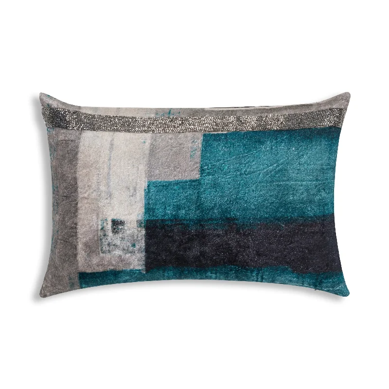 Square Pillows for Modern Home DecorJade Teal Pillow