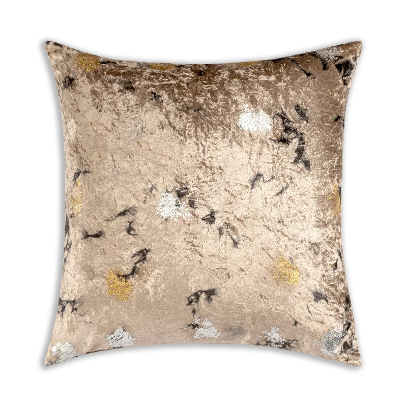 Square Pillows for Modern Home DecorRaina Charcoal Velvet Pillow