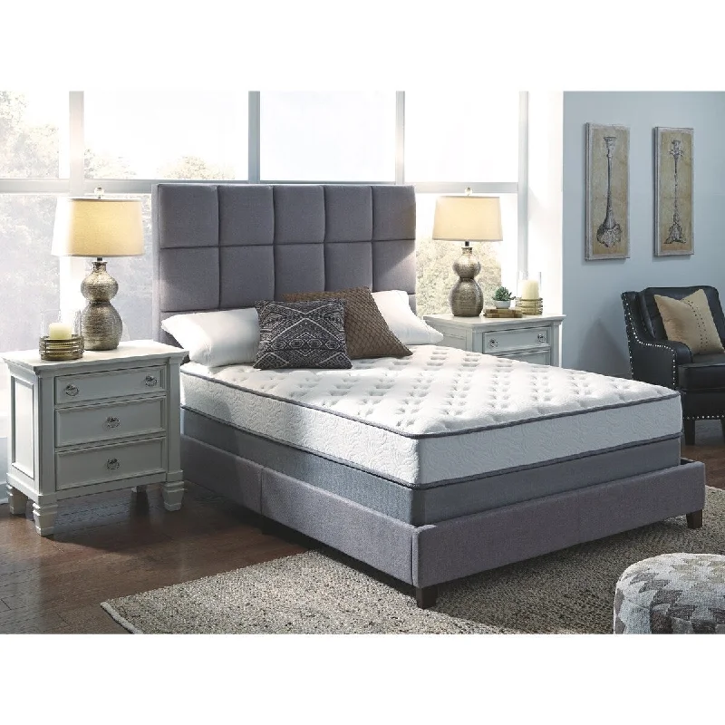 Hybrid mattresses combining foam and innerspring technologySignature Design by Ashley Tori Ltd 8 Inch Queen Size Mattress - White