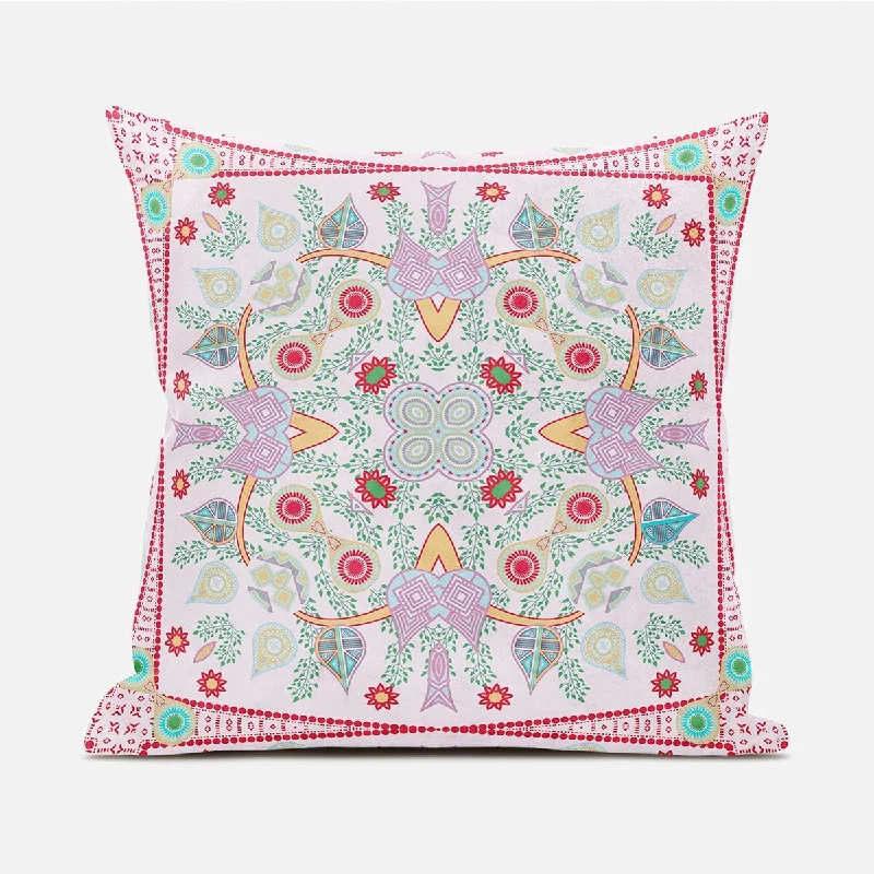 Square Pillows for Modern Home Decor16" X 16" Red and White Broadcloth Paisley Zippered Pillow Square Pillows for Modern Home Decor16" X 16" Red and White Broadcloth Paisley Zippered Pillow