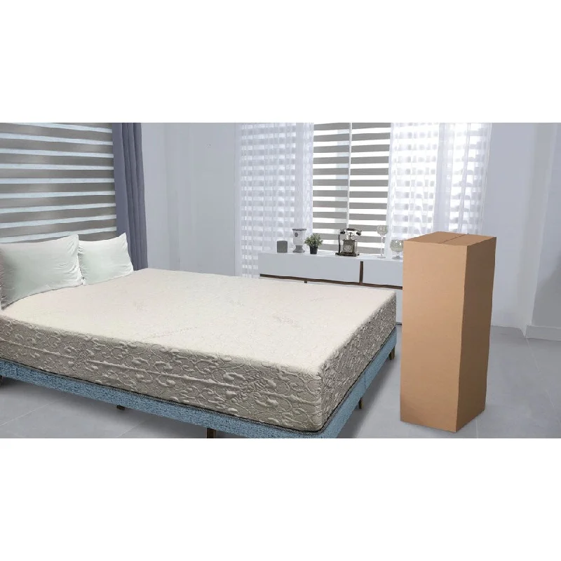 Bamboo - charcoal infused mattresses for odor absorptionDouble Layed 10-inch King-size Memory Foam Mattress