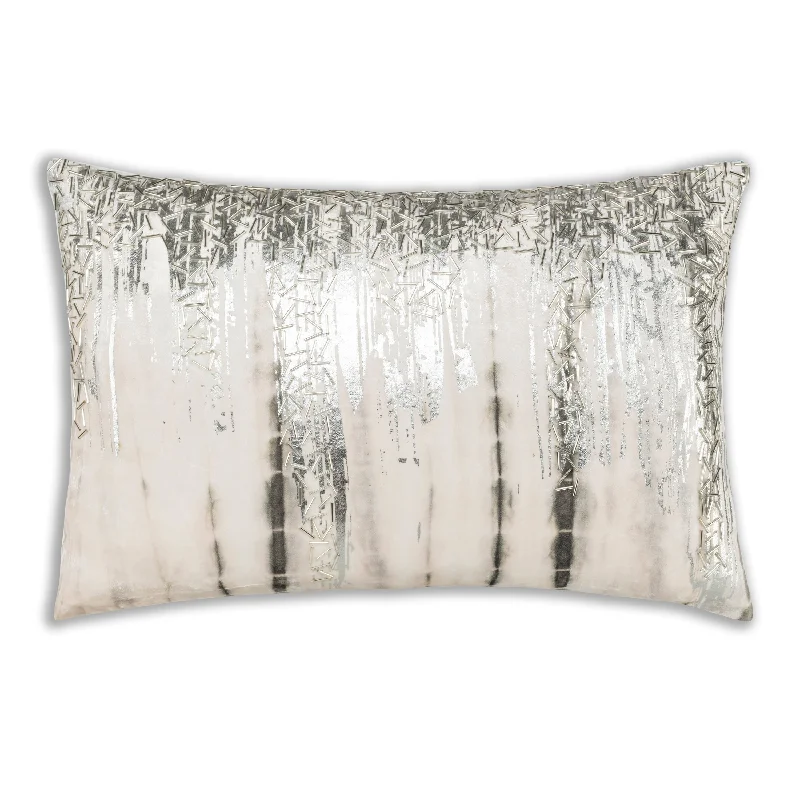 Down Alternative Pillows for Ethical ChoicesLahana Ivory Grey Pillow