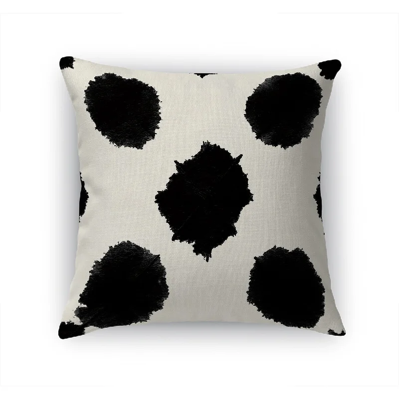 Velvet Pillows for a Touch of EleganceBAQUARELLE LARGE SPOTS Accent Pillow By Nancy Green