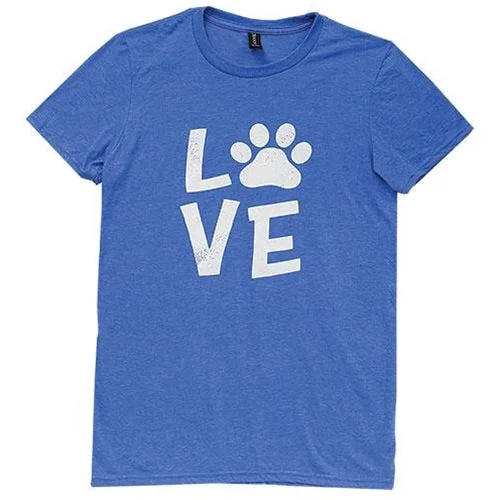 Bed skirts with a child - friendly printPaw Print Love T-Shirt Small