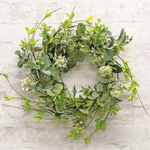 Bed skirts with a contemporary styleMixed Queen Ann Heather Wreath 15"