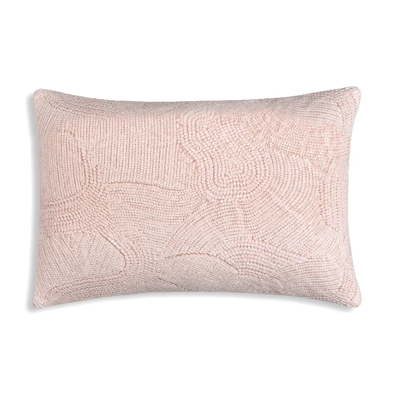 Orthopedic Pillows for Back Pain ReliefAmaya Blush Velvet Pillow