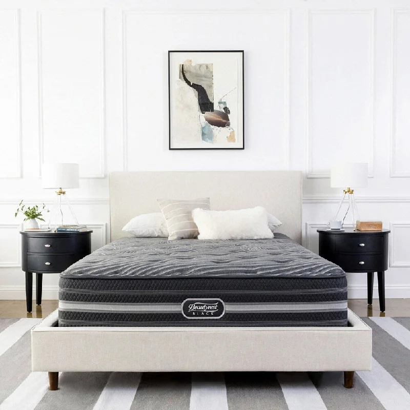 Gel - infused memory foam mattresses for cooler sleepBeautyrest Black Calista Extra-firm King-size Mattress Set