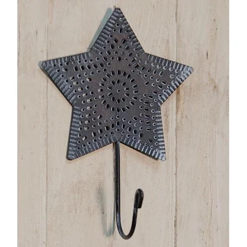 Bed skirts with a tropical print for a vacation - inspired feelPunched Metal Star Hook