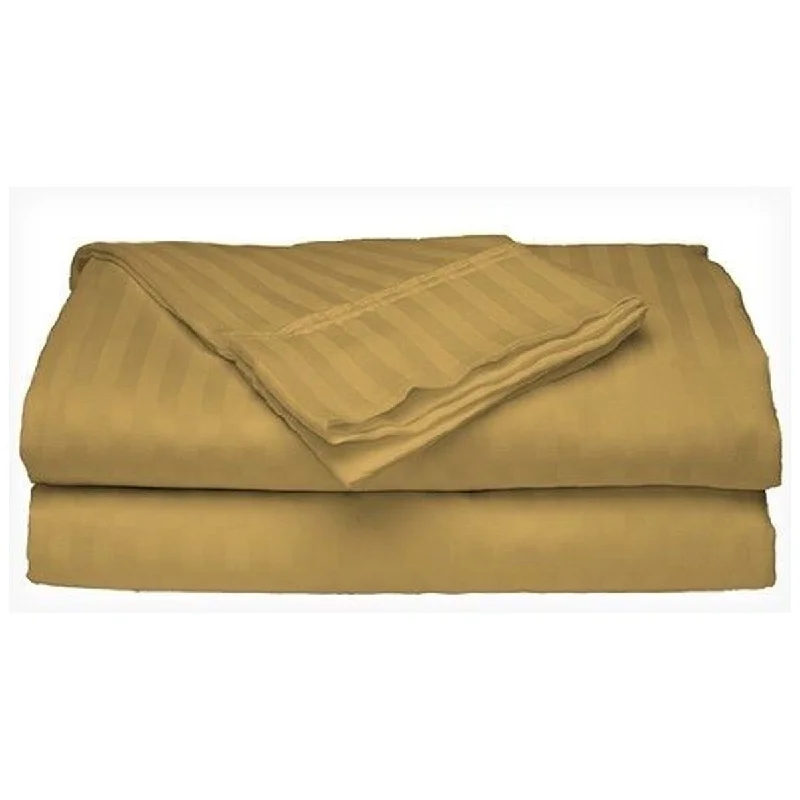 Thermal - Regulating Bamboo Sheets for All - Season Comfort2 PACK Deluxe Hotel 400 Thread Count 100% Cotton Sateen Full Gold