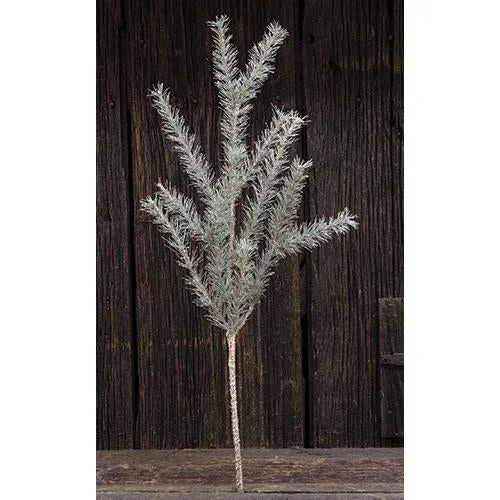 Bed skirts with a geometric print for a modern aestheticVintage Goose Feather Pine Spray 26"