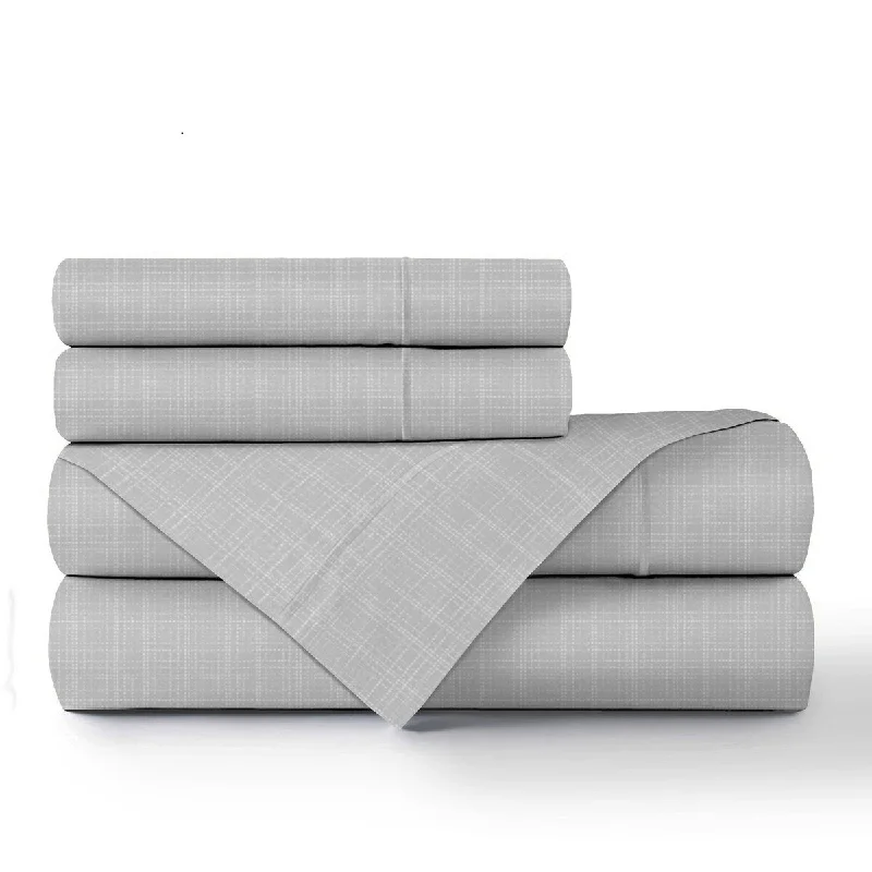 Anti - Pill Microfiber Sheets for a Smooth AppearanceUltra Plush 160 GSM Deep Pocket Combed Cotton Flannel Bed Sheet Set