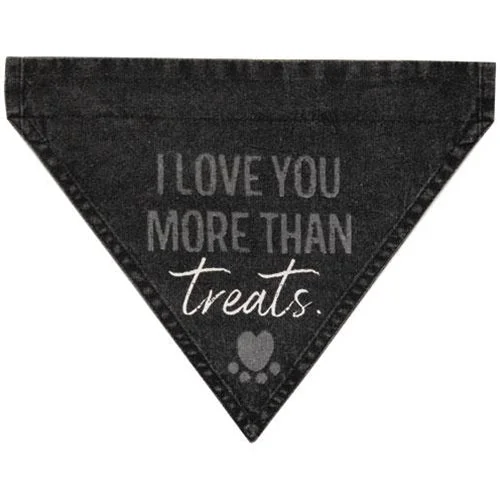 California king bed skirts for a larger bedI Love You More Than Treats Dog Bandana