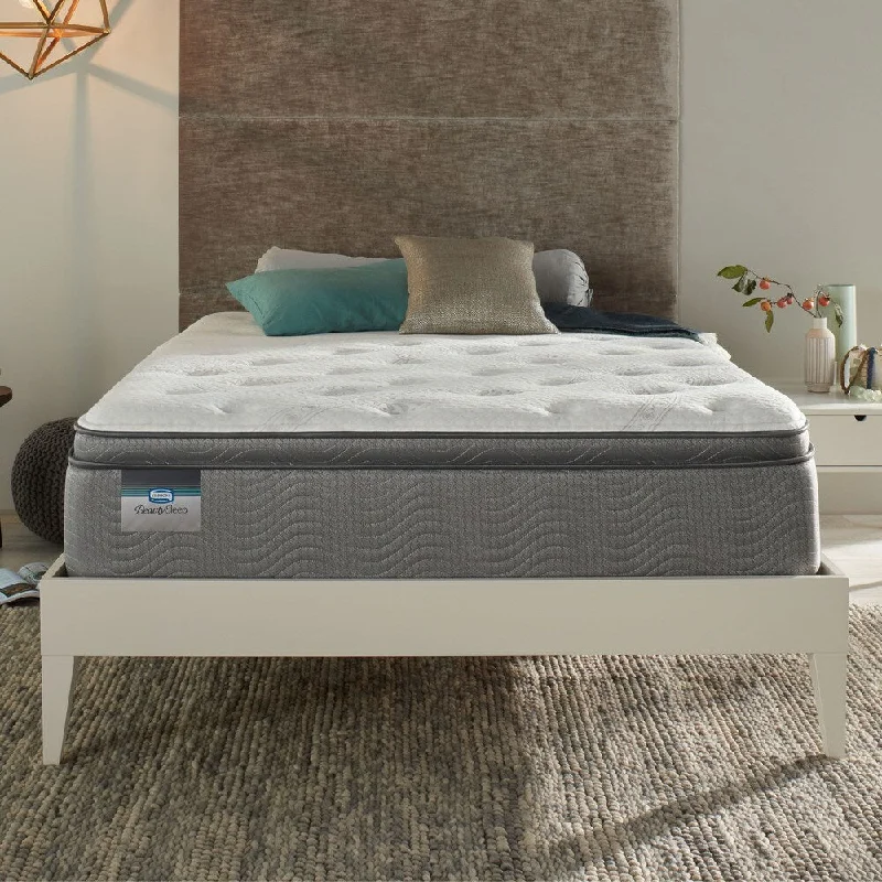 Wool - filled mattresses for natural insulation and moisture - wickingSimmons Beautysleep Dana Point Pillow Top 14-inch Twin XL-size Plush Mattress Set - N/A
