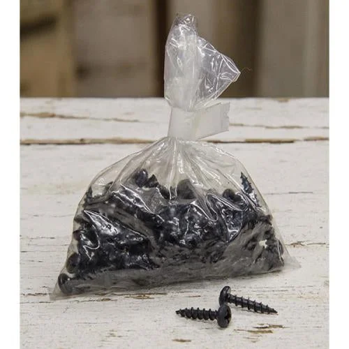 Bed skirts in bold colors for a statement - making look100/Pkg Black Screws- #6 Phillips Round Head- 5/8"