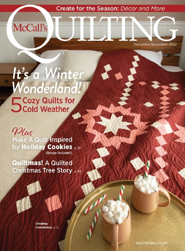 Plush Pillows for a Cozy BedMcCall's Quilting November 2022
