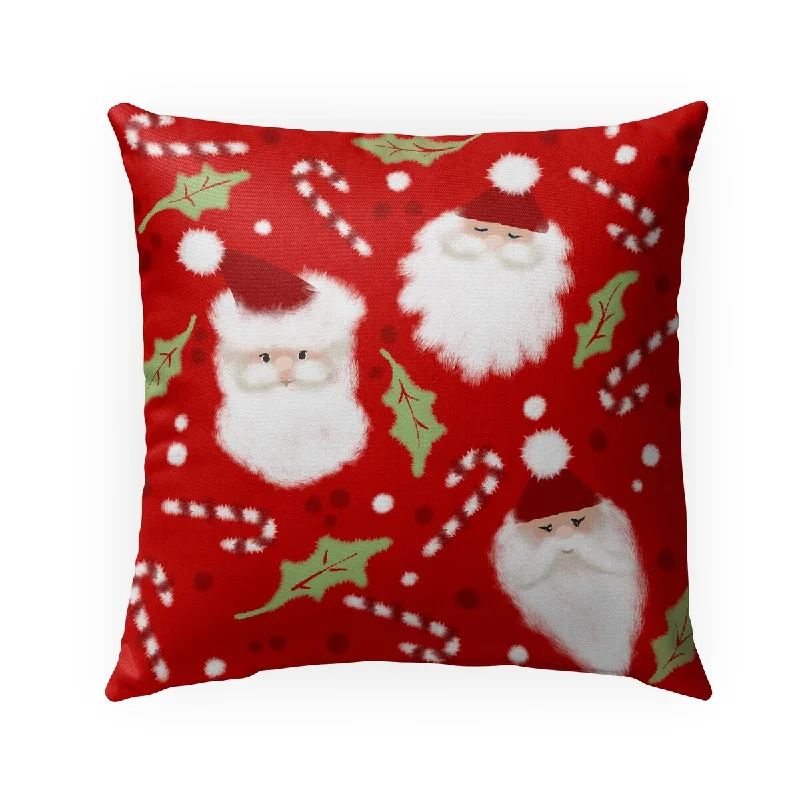 Velvet Pillows for a Touch of EleganceSANTA & CANDYCANES Indoor|Outdoor Pillow