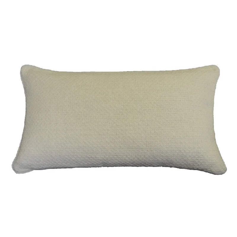 Feather Pillows for a Luxurious SleepAM Home Diamond Stitch Pillow With Piping, Feather Insert