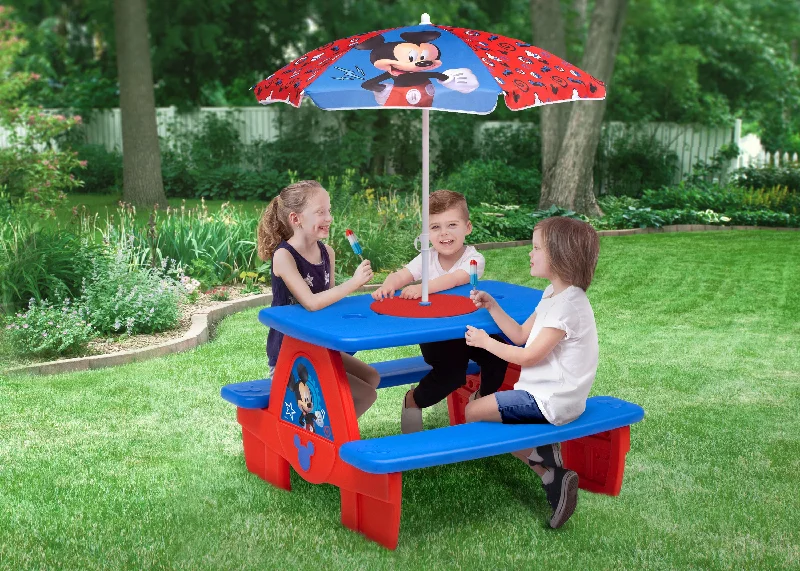 Memory foam mattresses for pressure relief and contouringMickey Mouse 4 Seat Activity Picnic Table with Umbrella and LEGO Compatible Tabletop