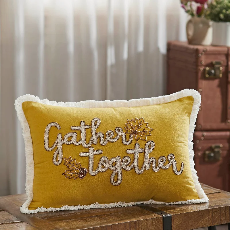 Silk Pillows for Smooth Skin and HairGather Together Fall Leaves Pillow