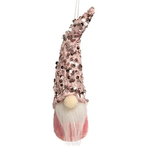Velvet bed skirts for a luxurious and elegant appearanceFabric Gnome with Pink Sequin Hat Ornament
