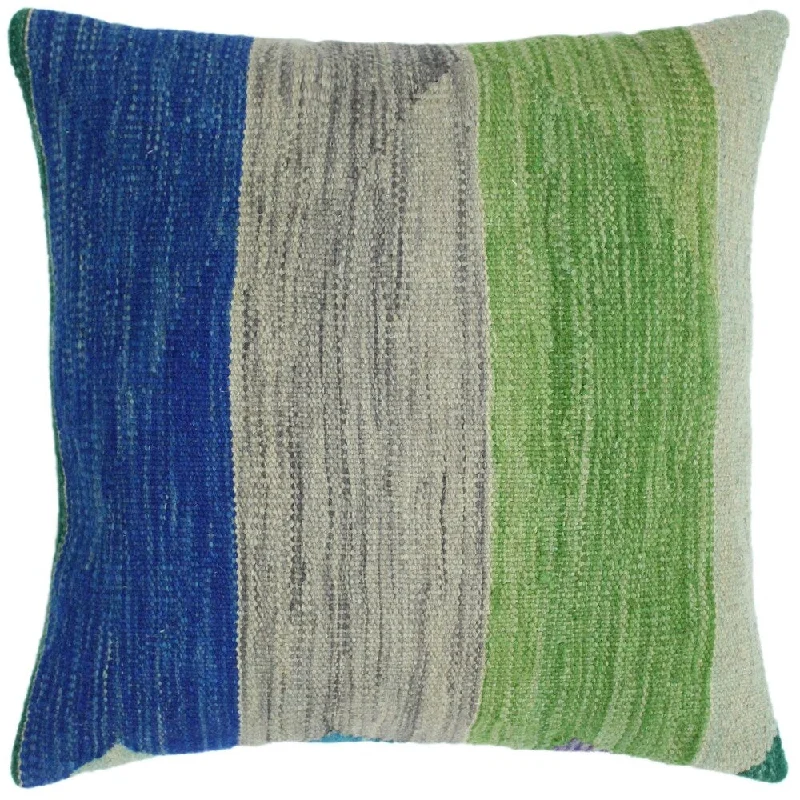 Decorative Pillows for Living Room MakeoverHooker Grey/Green Hand-Woven Kilim Throw Pillow -18"x18" Decorative Pillows for Living Room MakeoverHooker Grey/Green Hand-Woven Kilim Throw Pillow -18"x18"