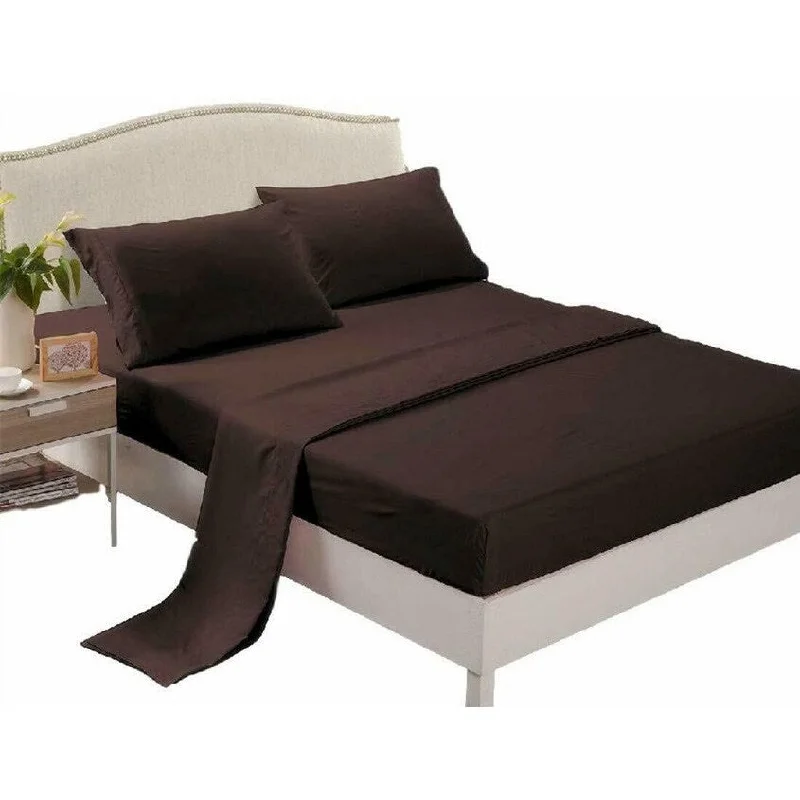 Fitted Sheets with Reinforced Corners for Long - Lasting UseEasy Living Brushed Microfiber King 4pc Sheet set