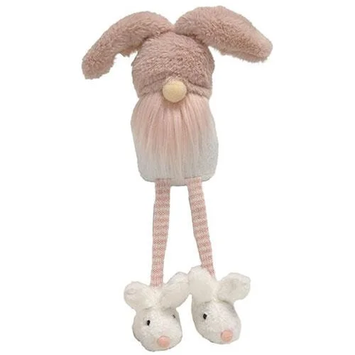 Bed skirts with a high - thread count for a quality feelPink Sparkle Gnome with Bunny Feet