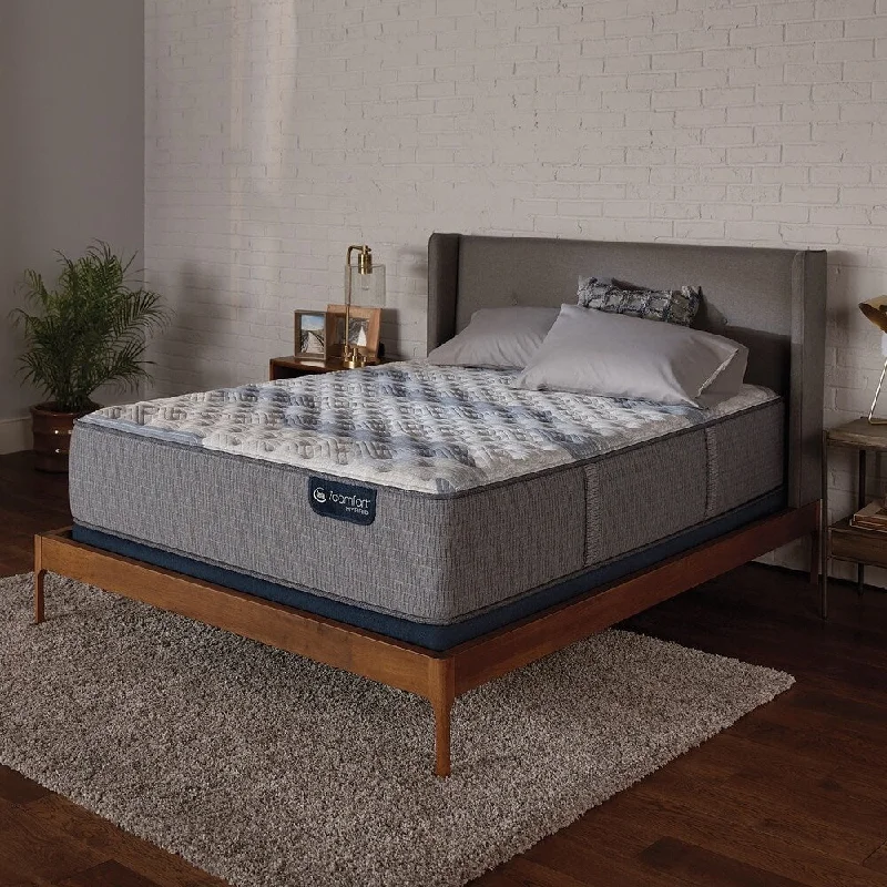 Polyester - foam mattresses for budget - friendly optionsiComfort Blue Fusion 500 14-inch Extra Firm Hybrid Mattress Set