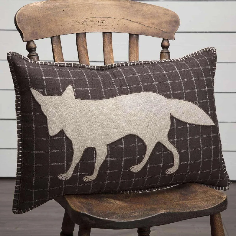 Decorative Pillows for Living Room MakeoverWyatt Fox Applique Pillow 14x22 VHC Brands