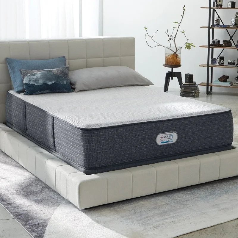 Hybrid mattresses combining foam and innerspring technologyBeautyrest Platinum Crescent Valley 14-inch Luxury Firm King-size Innerspring Mattress Set - N/A